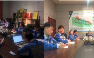 努力工作，健康生活，艾灸培訓(xùn)中